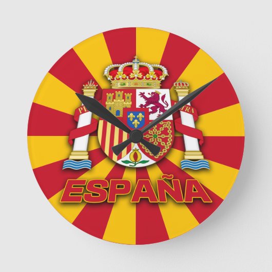 Espana Wapen Ronde Klok (Voorkant)