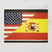 España y Estados Unidos Briefkaart (Voorkant)