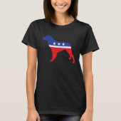 Espanol Breton Dog  Political Symbol Election Masc T-shirt (Voorkant)