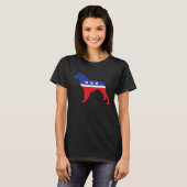 Espanol Breton Dog  Political Symbol Election Masc T-shirt (Voorkant volledig)