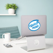 Español inside sticker (Laptop op bureau)