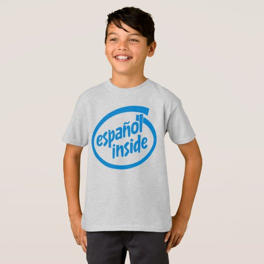 Español inside t-shirt (Voorkant volledig)
