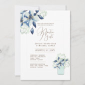Espanol Invitación de Boda Summer Floral Wedding I Kaart (Voorkant)