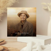 Espanol Memorial Service | Spaanse foto begrafenis Kaart