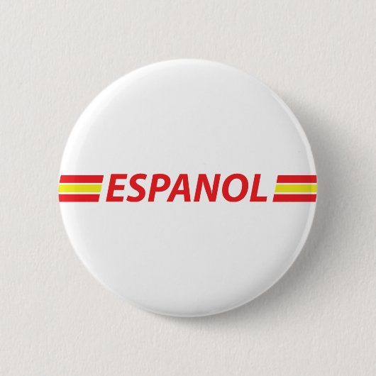 espanol-pictogram ronde button 5,7 cm (Voorkant)