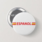 espanol-pictogram ronde button 5,7 cm (Voorkant /achterkant)