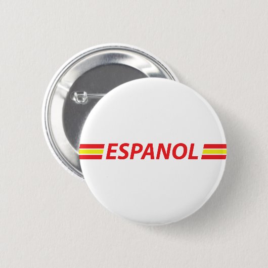 espanol-pictogram ronde button 5,7 cm (Voorkant /achterkant)