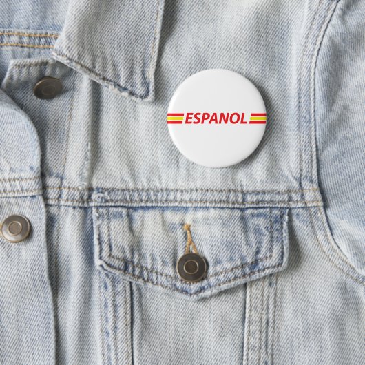 espanol-pictogram ronde button 5,7 cm (In situ)