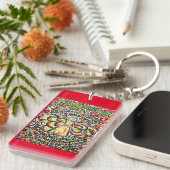 Español Serenity Prayer Angel Art Sleutelhanger (Voorkant Rechts)