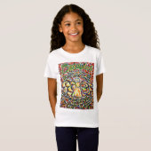 Español Serenity Prayer Angel Art TShirt Clothing (Voorkant volledig)