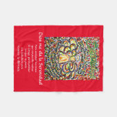 Español Serenity Prayer Poem Angel Fleece Blanket (Voorkant (Horizontaal))