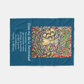 Español Serenity Prayer Poem Angel Fleece Blanket Deken (Voorkant (Horizontaal))