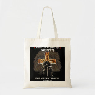 Español Spaanse Christelijke Gifts Cross Lion Fili Tote Bag