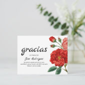 Espanol Sympathie Bedankt | Rode ventilator (Staand voorkant)