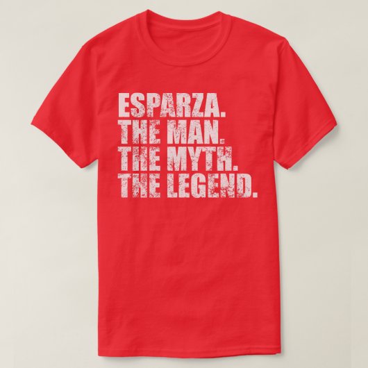 EsparzaEsparza Achternaam Esparza Espar T-shirt (Design voorkant)