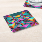 Espejismo Geométrico Kartonnen Onderzetters (Schuin)