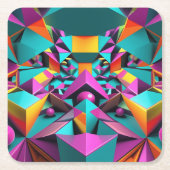 Espejismo Geométrico Kartonnen Onderzetters (Voorkant)