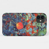 Espenblad op een met korstmos bedekte rots Case-Mate iPhone case (Achterkant (horizontaal))