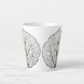 Espenblad Skelet 1 Latte Mok (Voorkant)