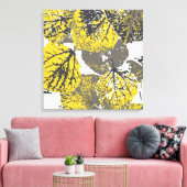 espenbladeren canvas afdruk (Insitu (Woonkamer))