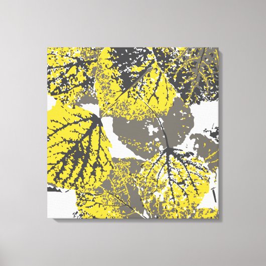 espenbladeren canvas afdruk (Voorkant)