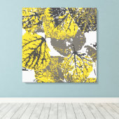 espenbladeren canvas afdruk (Insitu (Houten vloer))