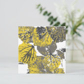 espenbladeren kaart (Staand voorkant)