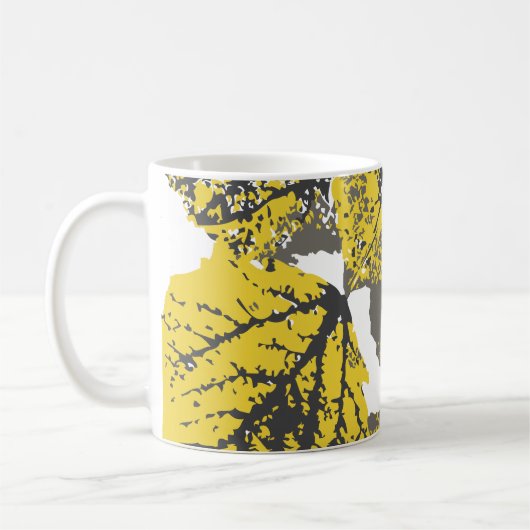 espenbladeren koffiemok (Links)