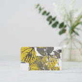 espenbladeren visitekaartje (Staand voorkant)