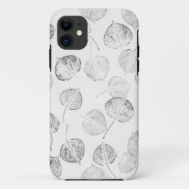 Espenbladeren Zwart en Wit © Sandy Long Case-Mate iPhone Case