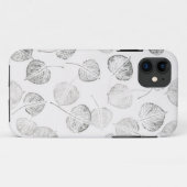 Espenbladeren Zwart en Wit © Sandy Long Case-Mate iPhone Case (Achterkant (horizontaal))