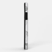 Espenbladeren Zwart en Wit © Sandy Long Case-Mate iPhone Case (Achterkant/rechts)