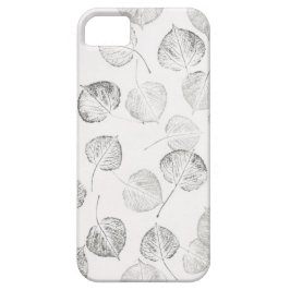 Espenbladeren Zwart en Wit © Sandy Long Case-Mate iPhone Case