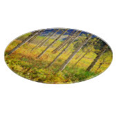 Espenbomen in de herfst in de Rockies Snijplank (Hoek)