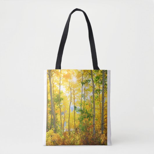 Espenbomen in de herfst | Sierra Nevada-gebergte, Tote Bag (Voorkant)