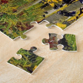 Espenbomen in herfstkleuren legpuzzel (Zijkant)