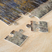 Espenbomen met het Teton-gebergte Legpuzzel (Zijkant)