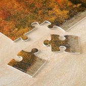 Espenbomen met het Teton-gebergte Legpuzzel (Zijkant)