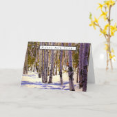 Espenbos in Flagstaff, AZ Kaart (Gele Bloem)