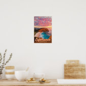 Esperance Australië Illustratie Reis Kunst Retro Poster (Keuken)