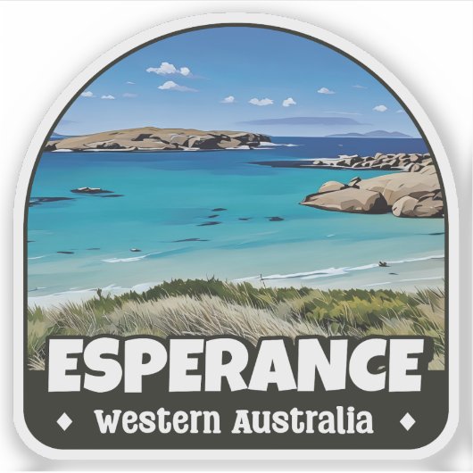 Esperance, Western Australië Sticker (Voorkant)