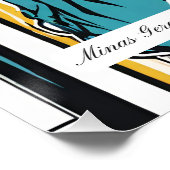 Esperando o Trêm - Minas Gerais, Brasil Perfect Poster (Hoek)