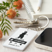 Esperando un bebe sleutelhanger (Voorkant Rechts)