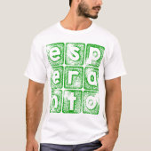 Esperanta t-ĉemizo -- Esperanto t-shirt (Voorkant)