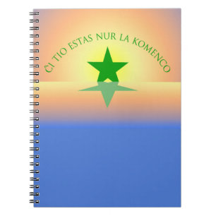 Esperanto: Alleen het beginnotebook Notitieboek