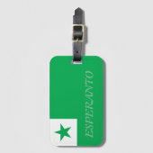 Esperanto Bagagelabel (Voorkant (verticaal))