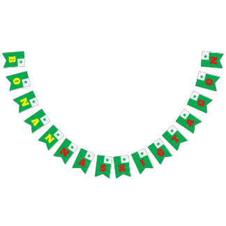 Esperanto / BONAN NASKI TAGON Vlaggetjes