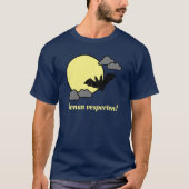 Esperanto: Bonan vesperton! T-shirt (Voorkant)