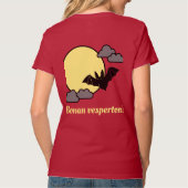 Esperanto: Bonan vesperton! T-shirt (Achterkant)