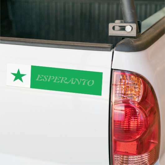 Esperanto Bumpersticker (Op Truck)